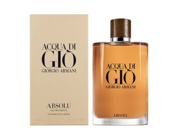 בושם לגבר גורגיו ארמני אקווה דה גיאו אבסולו 200 מ"ל Giorgio Armani Acqua Di Gio Absolu Eau De Parfum 200ml