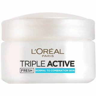 לוריאל טריפל אקטיב פרש לעור רגיל עד מעורב Triple Active Day Cream-Fresh 50 ML