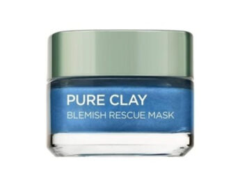 לוריאל מסיכת חימר להפחתה במראה פגמי עור 50 מל LOreal Paris Pure Clay Blemish Rescue Face Mask 50ml