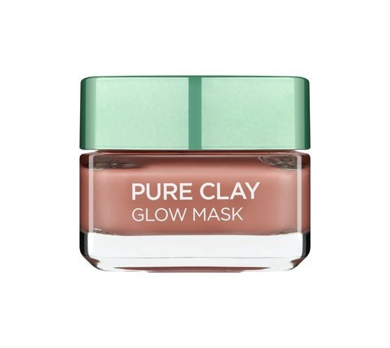 לוריאל מסכת זוהר עם גרגירים 50 מל LOreal Paris Pure Clay Glow Face Mask 50ml