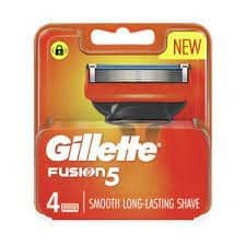 סכיני גילוח גילט פיוזן 5 , 4 יח' Gillette fusion 5 4 pices