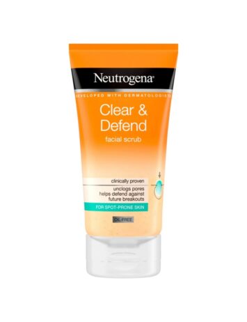 ניטרוגינה תרחיץ גרגירים 150מ"ל Neutrogena Clean Defend Facial Scrub 150ml