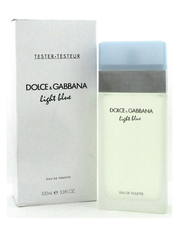 דולצ'ה גבאנה לייט בלו בושם לאישה באריזת טסטר אדט 100מ"ל Dolce Gabbana Light Blue EDT TESTER 100ml